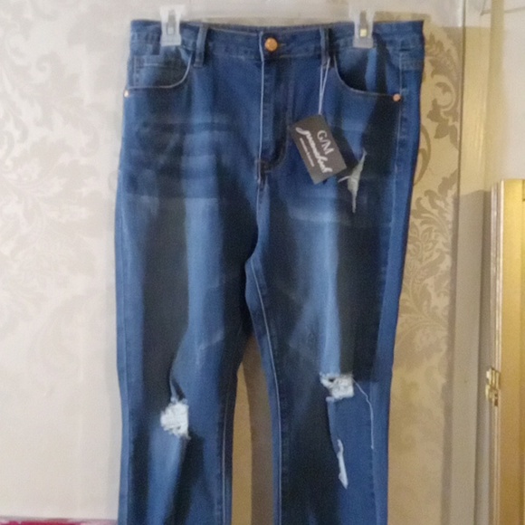 red denim couture Denim - Red Denim Couture Jeans junior 15